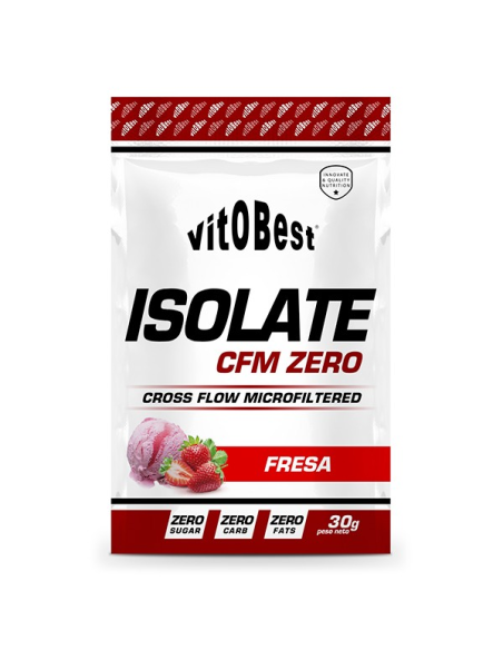 Monodosis Isolate CFM Zero Fresa 15 Uds. Vit.O.Best 30g