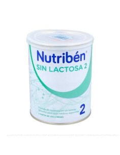 Nutriben 2 Leche S/ Lactosa 400 G Bote** de Nutriben