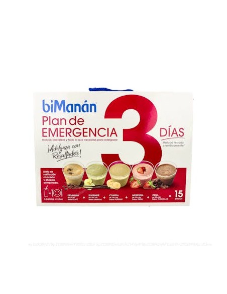 Bimanan Plan Emergencia 3Dias X 5Batidos de Bimanan
