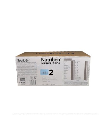 Nutriben Hidrolizada 2 6 X 400 G de Nutriben