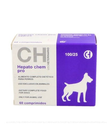 Hepato Chem Pro 100/25 60 Comp Chemical Iberica Vet de Chemical Iberica Vet