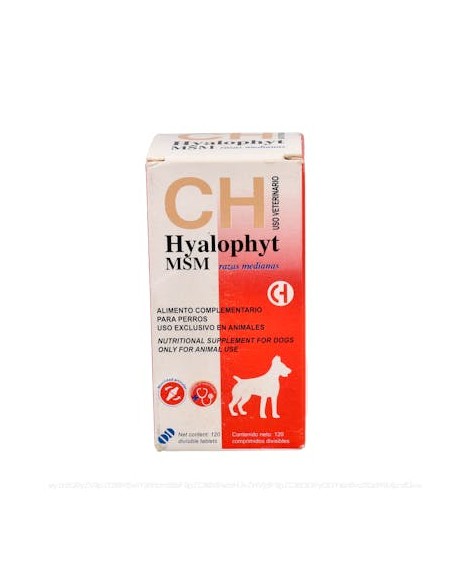 Hyalophyt Msm Razas Medianas 120 Comp Vet de Chemical Iberica Vet