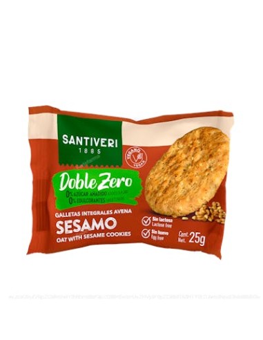 Galletas Sesamo Doble Zero 3Ud de Santiveri