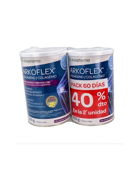 Arkoflex Colageno Vainilla 360 G 2 U 40 Dto Segu Unid de Arkopharma