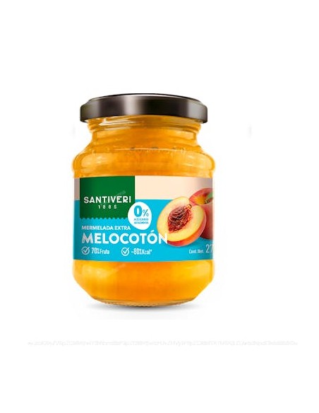 Mermelada Melocoton 0% Azucar 270 Gr de Santiveri