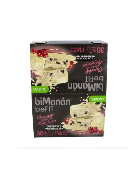 Bimanan Befit Barra Choco Blanco Arandanos 20 U de Bimanan