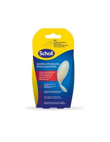 Scholl Apositos Anti Ampollas Grandes de Scholl