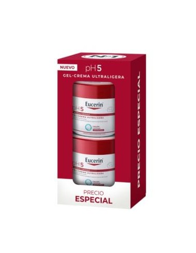 Eucerin Pack Crema Ultraligera Ph5 Duplo 2X350Ml de Eucerin