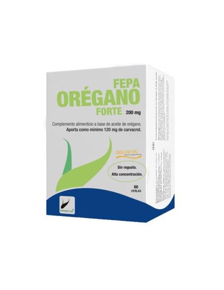 Fepa Oregano Forte 200Mg 60Perlas. de Fepadiet