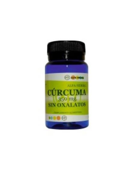 Curcuma 350 Sin Oxalatos 30Cap. de Alfa Herbal