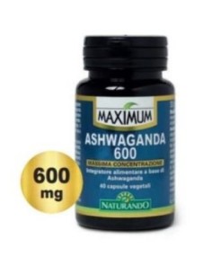 Maximum Ashwagandha 600 40Comp. de Naturando