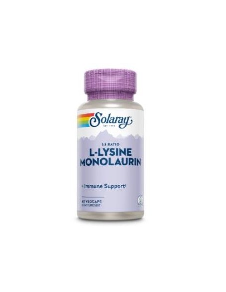 L-Lysine Monolaurin 60Vcaps. de Solaray