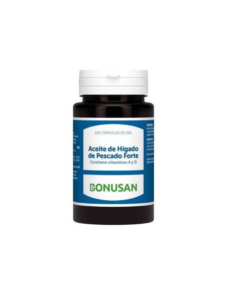 Aceite De Higado De Pescado Forte 120Perlas. de Bonusan
