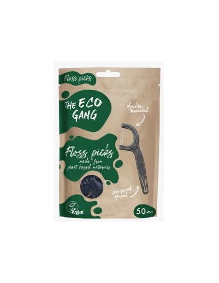 Floss Pick Carbon Activo 50Ud de The Eco Gang