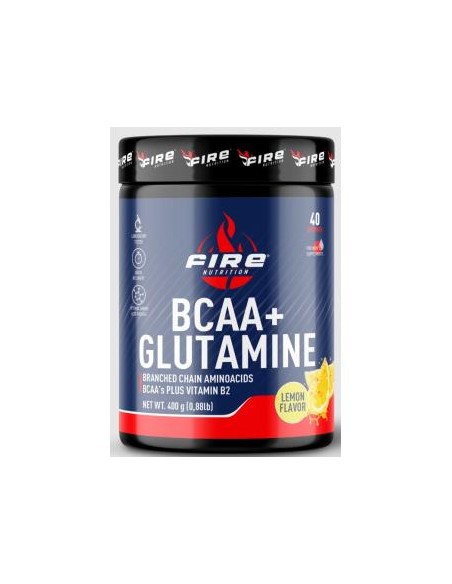 Bcaa + Glutamine Limon 400 Gr de Fire Nutrition