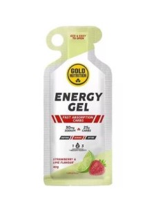 Energy Gel Fresa-Lima 16Ud. de Gold Nutrition
