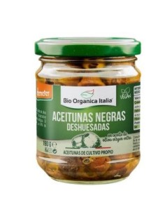 Aceituna Negra Deshuesada 190 Gr Bio de Bio Organica Italia