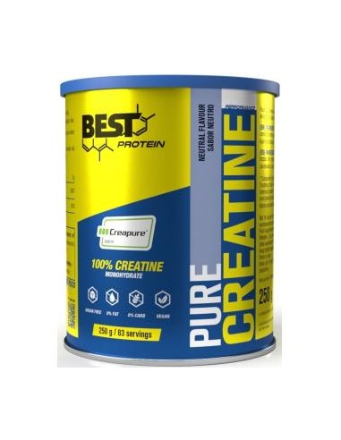 Creatina Creapure Pura Creatina Neutro 250 Gr de Best Protein