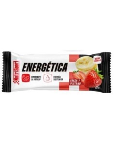 Barrita Energetica Fresa-Platano 24 Uds de Nutrisport