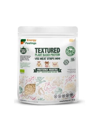 Tiras De Carne Mini 200 Gr Vegan Eco de Energy Feelings