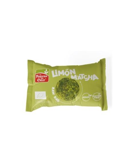 Barrita Energy Ball Matcha Limon 20Uds Eco Sg Vegan de La Finestra Sul Cielo