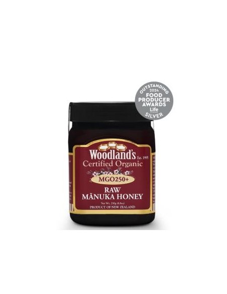Miel De Manuka Raw  Mgo 250+  Monofloral250Gr Eco de Woodland´S