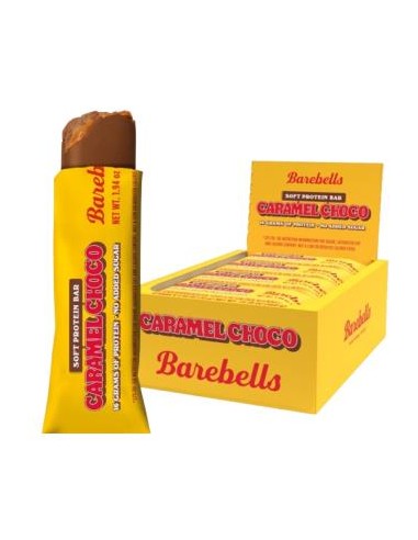 Barrita Soft Caramel Choco 12Udsx55 Gr de Barebells