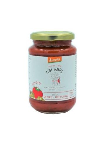 Salsa De Tomate Con Olivas Verdes 350 Gr Demeter de Cal Valls