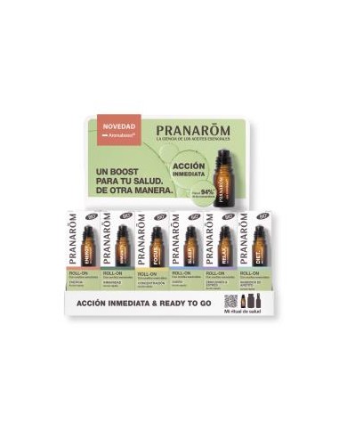 Expo Aromaboost Roll On 6 Ref X 4Ud. de Pranarom P.Acabado