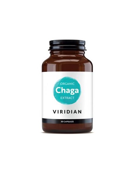 Chaga Organico Extracto 30 Vegcaps. de Viridian