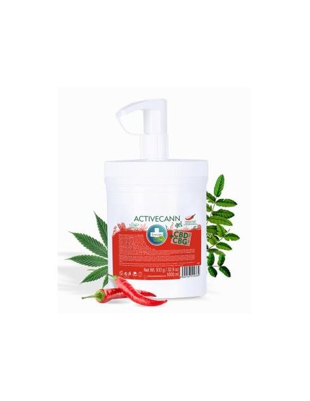 Activecann Cbd+Cbg Gel Efecto Calor 1 L de Annabis