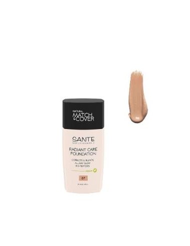 Maquillaje Fluido Radiant Care 07 Rose Beige 30 Ml de Sante Naturkosmetik