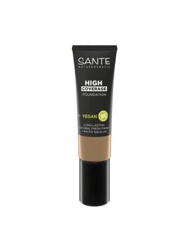 Maquillaje Fluido Alta Cobertura 06 Rose Beige 25 Ml de Sante Naturkosmetik