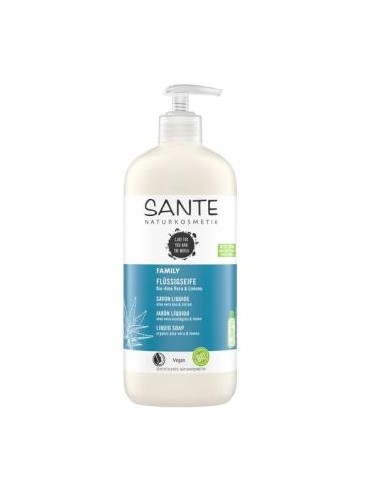 Jabon Manos Liquido 500 Aloe-Limon 500 Ml de Sante Naturkosmetik