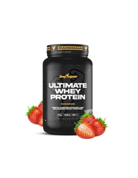 Ultimate Whey 1 Kg Fresa de Bigman