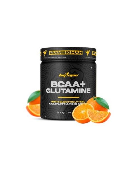 Bcaa Glutamine + Electrolytes 300 Gr Naranja de Bigman