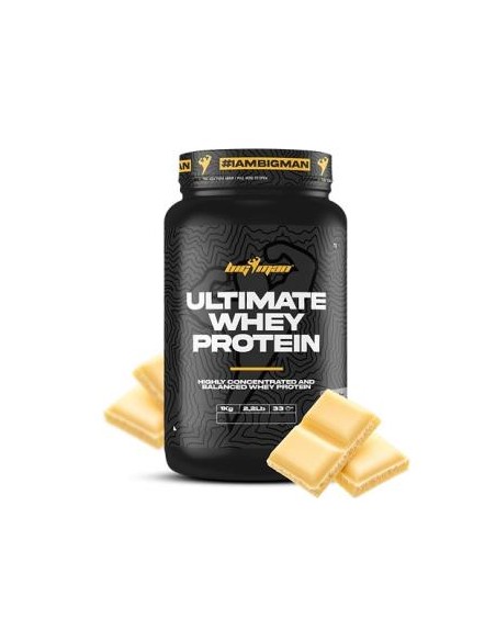 Ultimate Whey 1 Kg Chocolate Blanco de Bigman