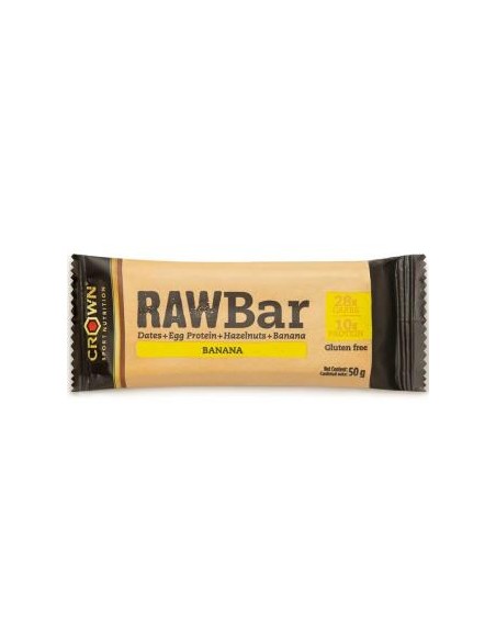 Raw Bar 1 Barrita X 50 Gr Platano de Crown Sport Nutrition