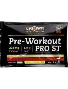 Pre-Workout Pro St 1 Sobre X 15 Gr Citrico de Crown Sport Nutrition
