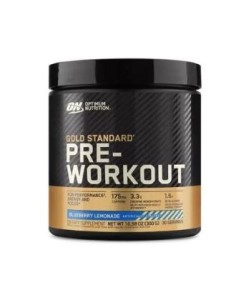 On Gold Standard Pre Workout 300G Blue Raspberry de Optimum Nutrition