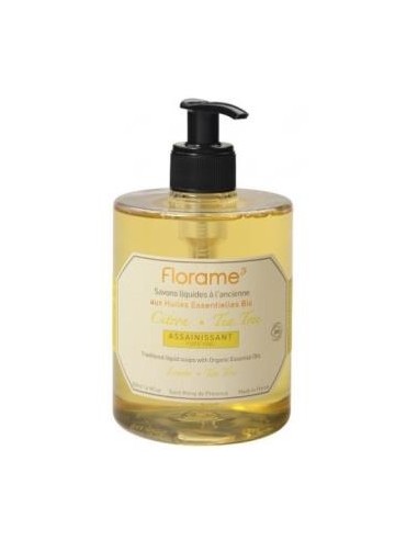 Jabon Manos Liquido Desinfectante Limon-Arbol Te 500 Ml de Florame