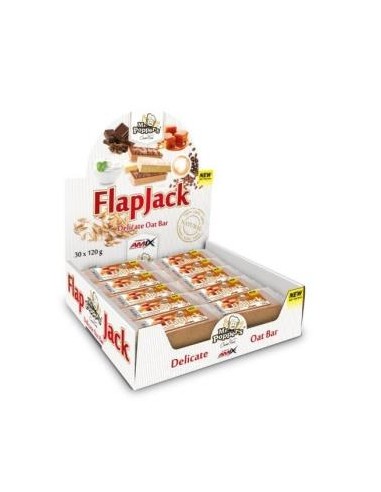 Flap Jack Oat Bar 30X120Gr Cappuccino de Mr Poppers