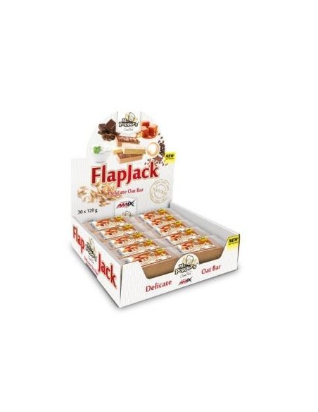 Flap Jack Oat Bar 30X120Gr Cappuccino de Mr Poppers