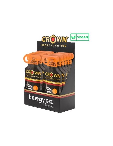 Energy Gel Naranja 12 X 40G de Crown Sport Nutrition