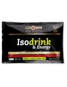 Isodrink & Energy Monodosis Limon 32 G de Crown Sport Nutrition