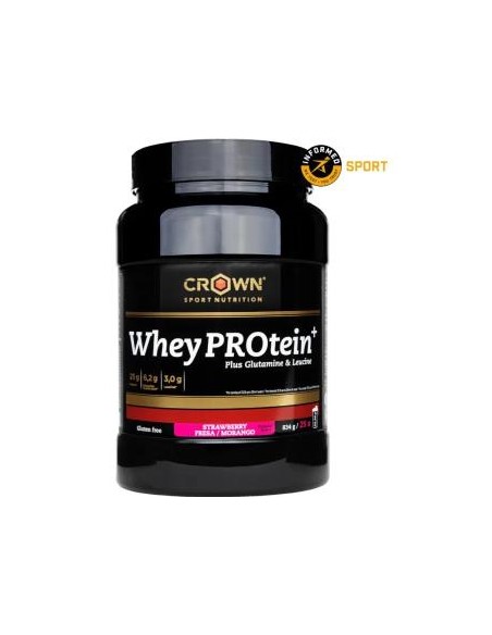 Whey Protein +  Fresa 834 G (25 Porciones) de Crown Sport Nutrition