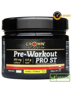Pre Workout Pro St Citrico 300 G (20 Porciones) de Crown Sport Nutrition