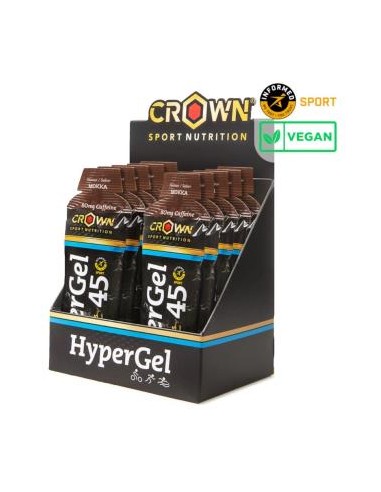 Hypergel 45 Mokka + Cafeina Mokka Cafeina 10 X 75G de Crown Sport Nutrition