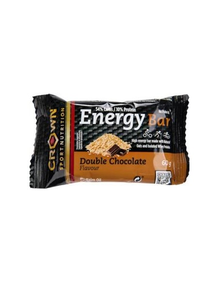 Energy Bar Doble Choc 1 X 60 G de Crown Sport Nutrition
