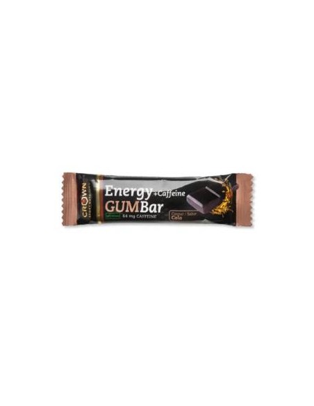 Energy Gum Bar Cola + Cafeina 1 X 30 G de Crown Sport Nutrition